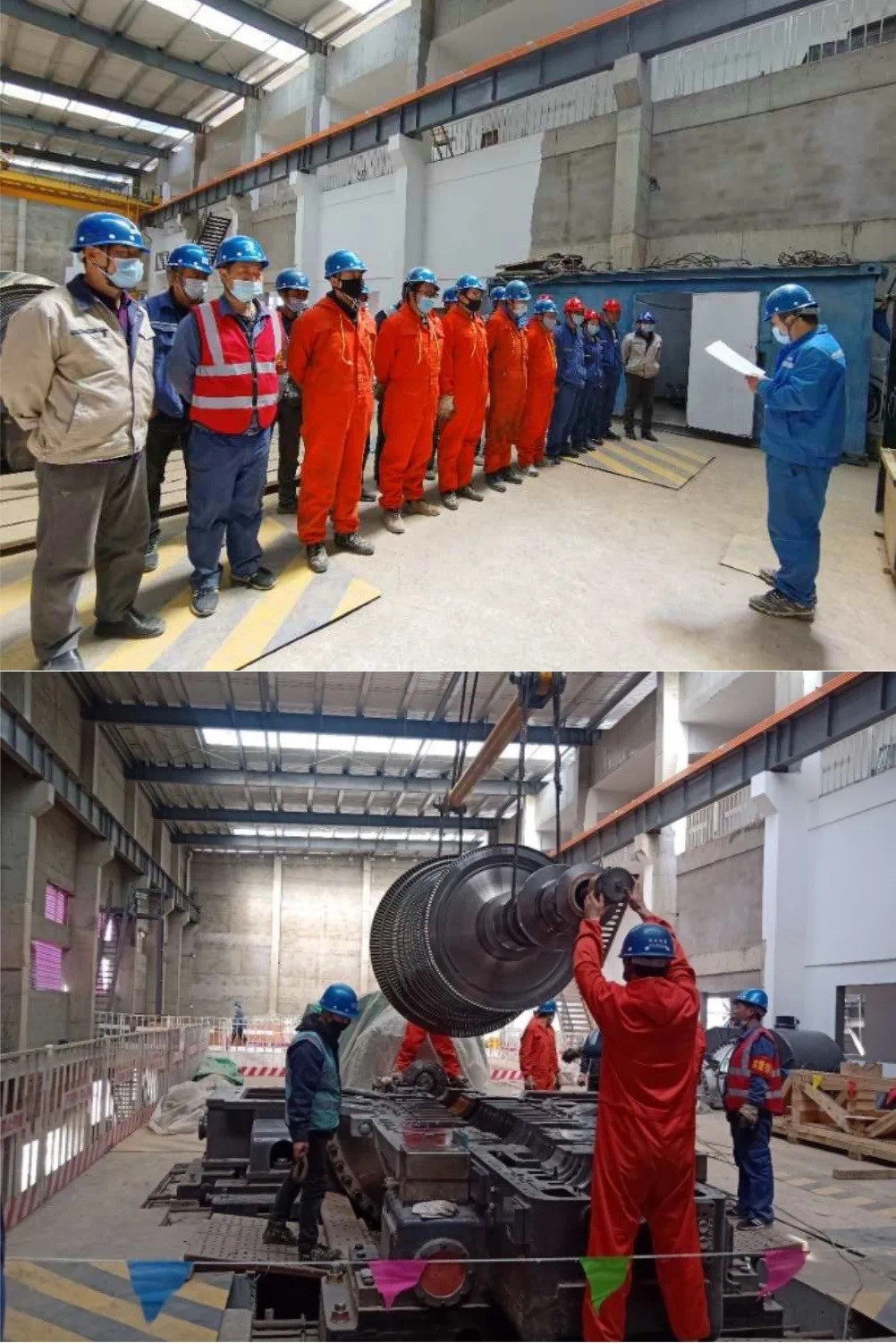 1587342692930871xGW3.jpg 國源公司榆林市生活垃圾焚燒發電項目1號汽輪機順利扣缸.jpg